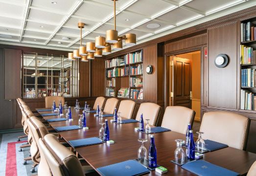 보스턴 항구의 아름다운 야경