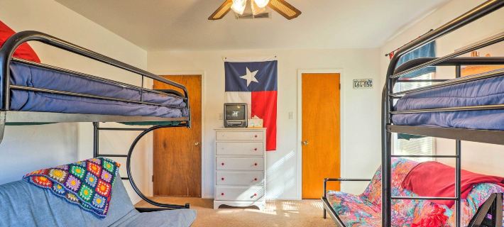 Tow Retreat on Lake Buchanan w/ Dock & Kayaks! Hotels in Llano County
