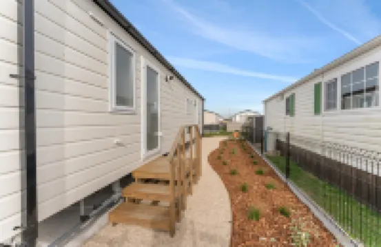 Cosy Mobile Home Surrounded by Nature