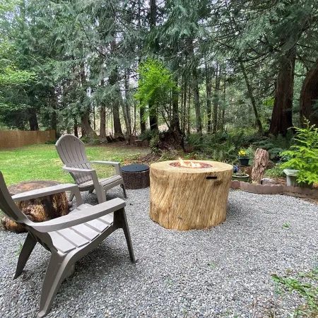 Cozy Forest Escape w/ Hot Tub • Private Trails & Gnome Walk • Near Beach