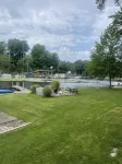 Cottage 2 is a 2 bedroom 25’ from its boat dock & Hamlin Lake