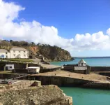 Quay Courtyard, cottage on Quay Road, alongside Charlestown Harbour.