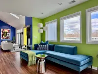 Riverside Retreat with 6 Balconies and Saugatuck Views!