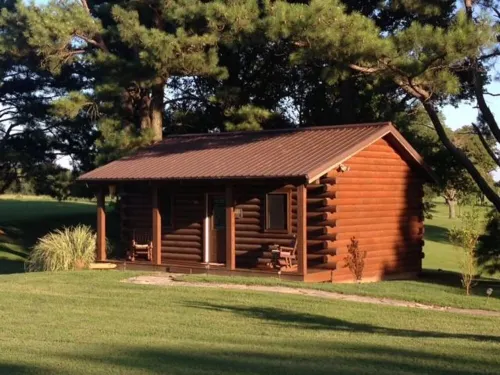 Rest, Relax and Renew. Our log cabin experience awaits your arrival.