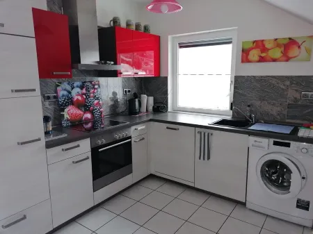 Vacation apartment with great views and hiking trails right outside the door