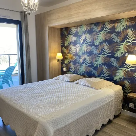 VERY LARGE NEW APARTMENT 300 m from the beach SUPERB SEA VIEW 6/8 PP