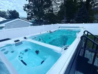 Cape May Heated Swim Spa Oasis Sleeps 8, Dog & EV Friendly