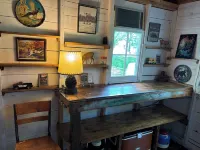 Waterfront Cottage on Beautiful Goodrich Lake with Kids Vintage Bunkhouse.