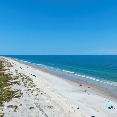 Oceanfront St Augustine Beach Condo/ Steps to Pool +  Beach