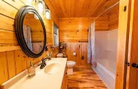 Charming All Wood InteriorAdirondak Cottage