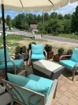 Glamorous cottage-glamping at Sebago Lake