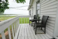 Small but cozy apartment style lakefront home on Buchanan Dam with great views!