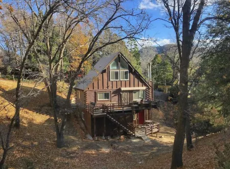 Cozy Treetop A-Frame, Fireplace, Arcade Games, Record Player Отели рядом с достопримечательностью «Lollipop Park»