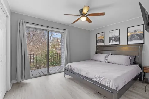 Modern Townhome w/ Balcony • Walk to FUSE Stadium