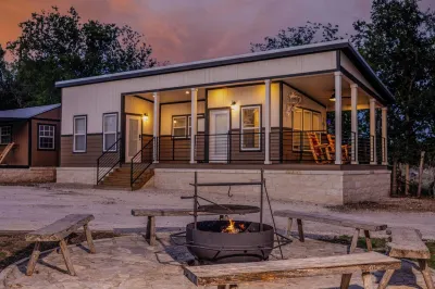 Tranquil Lakefront Retreat: 1BR Cabin with Covered Patio & Private Dock