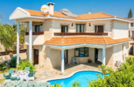 Villa Charianna Large Private Pool Walk to Beach Sea Views A C Wifi Car Not Required Eco-Frie - 1985