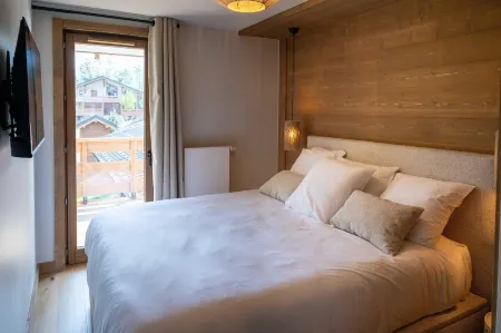 Charming Apt With View 2bd/6p -residence in Mega\"ve Отели в г. Межев