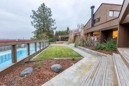Stunning Mid-Century Inspired Lake House, Private Pool, Jet-ski & Boat Dock!