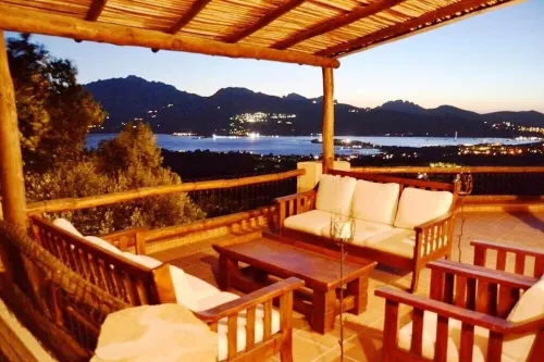 Villa Vista, from the terrace a stunning view to  Costa Smeralda and the Islands