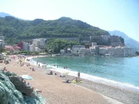 Panoramic view apartment  in Rafailovici. 200 m from sandy beaches.