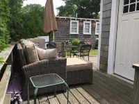 has pool-1/2 mile to beach