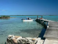 On hilltop with pool. Only 400 feet down to waterfront, dock & kayaks.