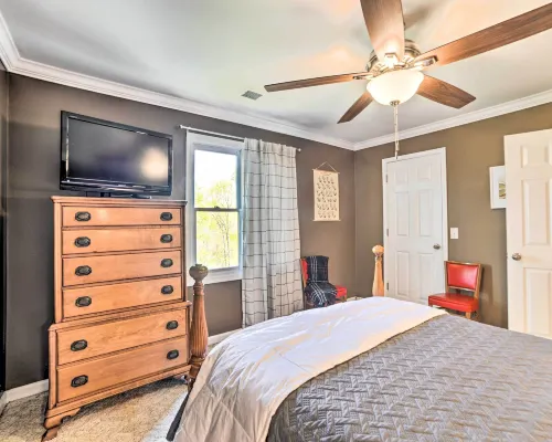 Cadiz Abode w/ Decks, Fire Pit, & Lake Access Hotels in Trigg County