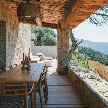 Luxury Villa Saleccia Beach Access Through the Maquis