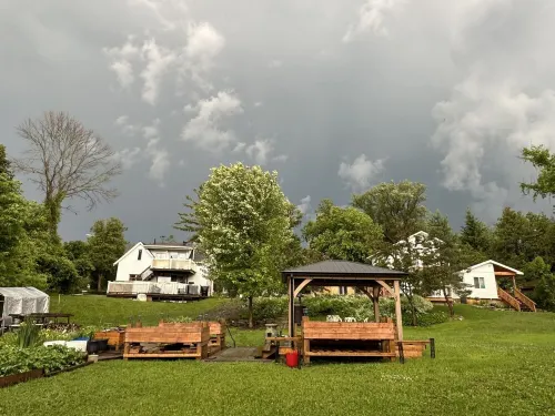 Cozy Cabin on Georgian Bay Tay Trail, Come Ski, Snowboard or Snowmobile Hotels in Tay