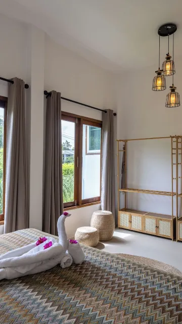 วิลล่าดีไซน์ 2 ห้องนอน ระเบียง วิวทะเล