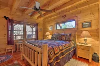 Lake Lure Log Cabin w/ Grill, Near Hiking! - 3성급
