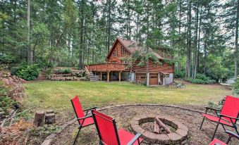 Anderson Island Cabin on Half Acre with Fire Pit! - Housity