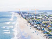 40 STEPS to the beach. 4bdrm home, dog friendly, decks, ocean views