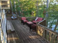 Treehouse on the river.