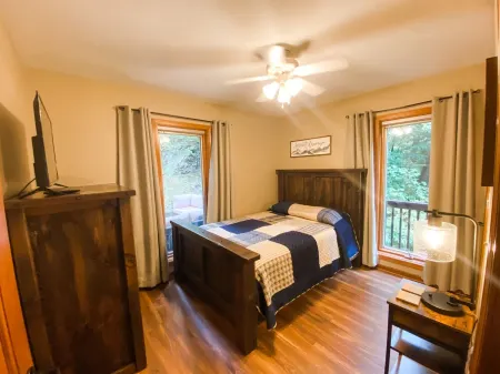 Rock Hill Retreat- a home with natural stone formations at every turn!