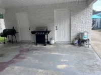 Modern 4 bedroom home with pool.  Sleeps 10-12 comfortable.