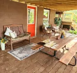 Pet and Family Friendly, Private Lake, with Private Sandy Beach.  Five Bedroom.