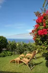 Comfortable home with a beautiful blooming garden and a view of the Atlantic