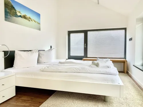 Wellness Apartment with Sea View, Sauna, Fireplace - Quiet, Close to the Beach, Family-Friendly