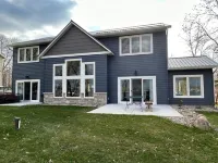Relax at the Lake Osakis Getaway. Fireplace, Lake Views & Winter Fun. Sleeps 10