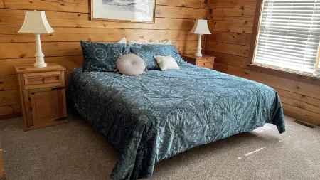 Rustic Log Cabin with amazing view of Lake Gaston!