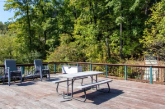 Cabin on Lake Keowee just minutes from Clemson, lake front property with firepit
