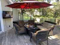 Charming Mountain Retreat Lg Mod/Kit on Stream/Fire-pit/Hot Tub