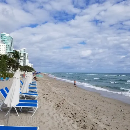 Beautiful OCEAN-VIEW apartment, right ON THE BEACH Отели в г. Халландейл Бич