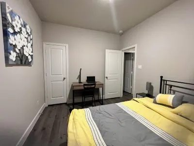 Brand new modern cozy enclave in Conroe awaits you. Hotels near Hangar 9 Wake Park