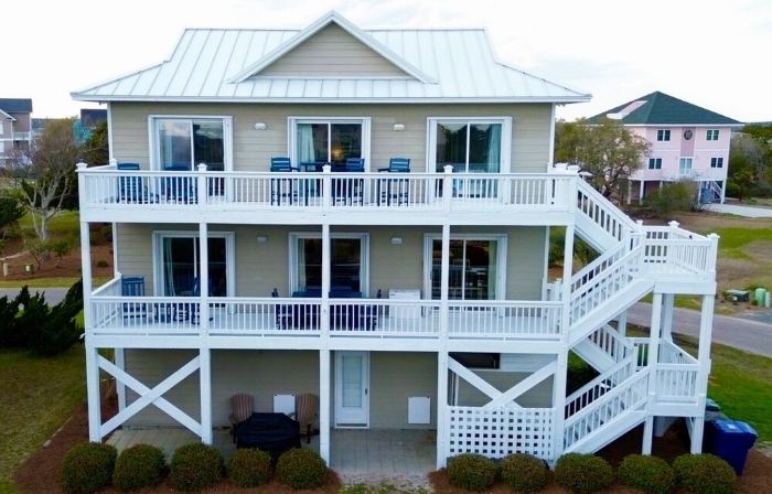 4Br3BA House at S. Topsail Private Beach, Pool & Dock Access. June 5-11 Discount