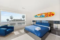 Ocean Views, Rooftop Deck, Fire Pit, Game Room, AC