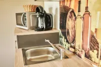 White wine apartment with panoramic view