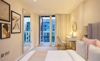 The Millharbour Retreat - Elegant 1bdr Flat With Balconies