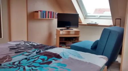 Cozy apartment in a central location right on the beach